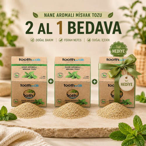 3x Naneli Misvak Tozu