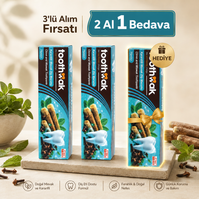 3x Karanfilli Misvak Diş Macunu